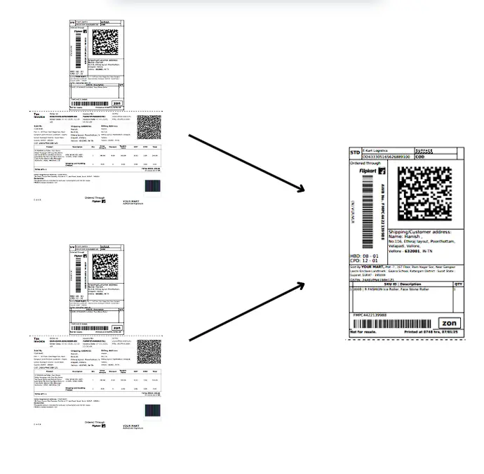 flipkart label crop