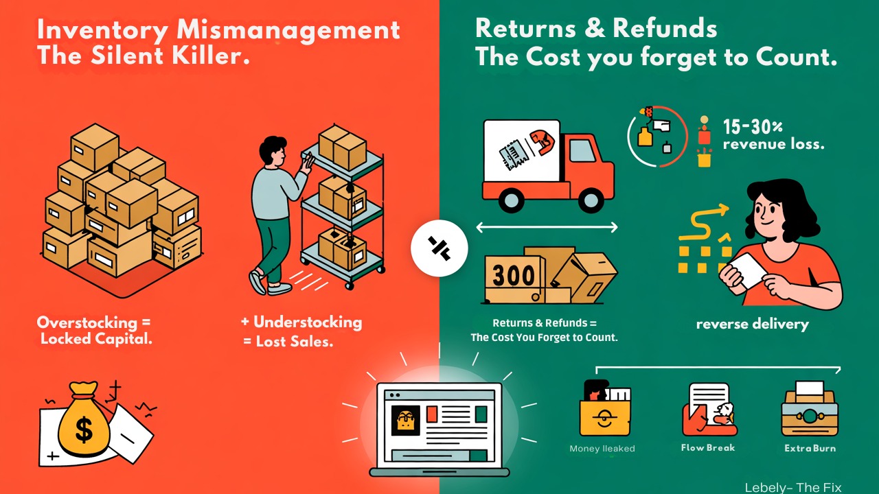 Hidden costs illustration for online selling